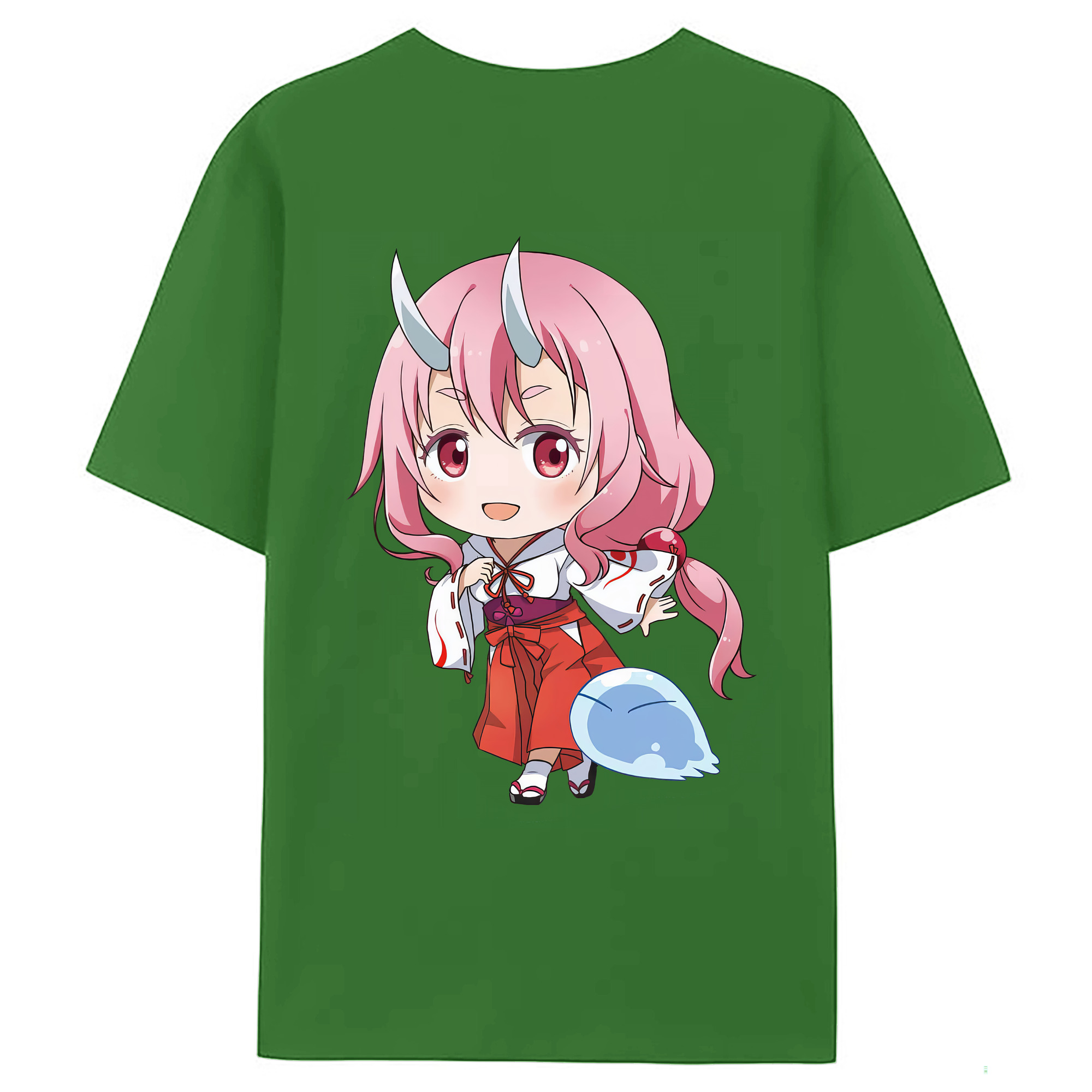 （画像用） 転スラ Regarding Reincarnated to Slime レディース半袖Tシャツ(バックプリント)